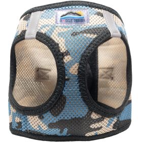 American River Choke Free Dog Harness Camouflage Collection (Color: Blue Camo, size: 2X-Large)