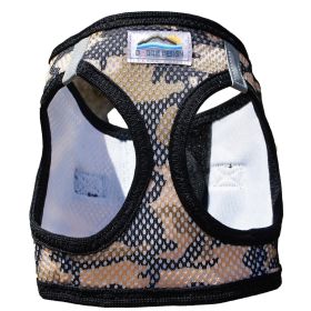 American River Choke Free Dog Harness Camouflage Collection (Color: Brown Camo, size: 2X-Large)
