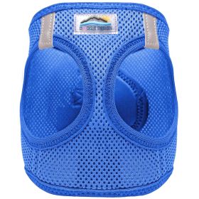 American River Solid Ultra Choke Free Dog Harness (Color: Cobalt Blue, size: X-Large)