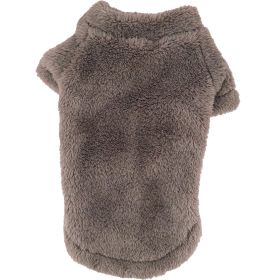 Soft Plush Pullover (Color: Soft Brown, size: 4X-Large)