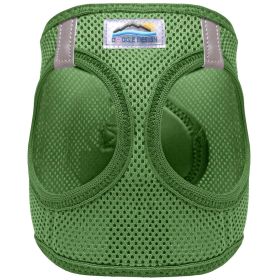 American River Solid Ultra Choke Free Dog Harness (Color: Dark Forest Green, size: X-Small)